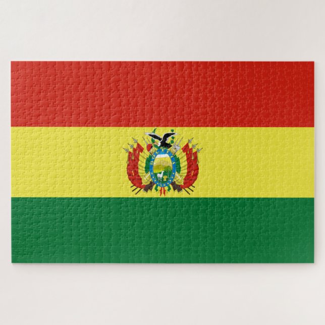 Quebra-cabeça Bandeira da Bolívia (Horizontal)