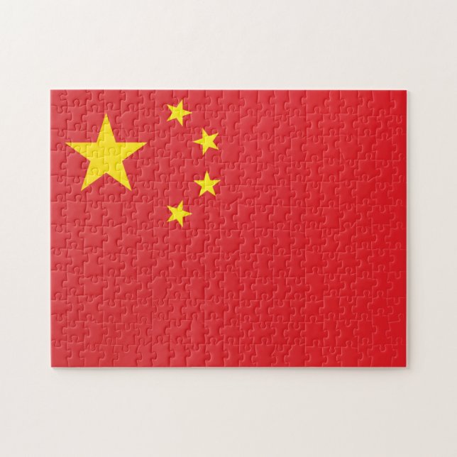 Quebra-cabeça Bandeira da China (Horizontal)