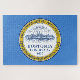 Quebra-cabeça Bandeira da Cidade de Boston (Massachusetts)