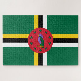 Quebra-cabeça Bandeira da Domínica