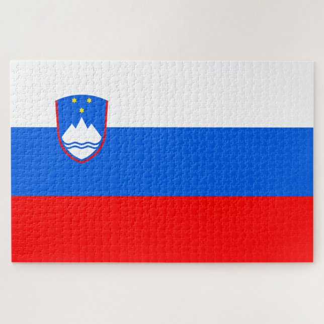 Quebra-cabeça Bandeira da Eslovênia (Horizontal)