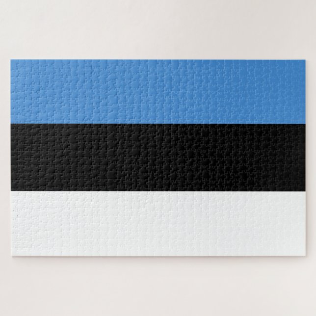 Quebra-cabeça Bandeira da Estônia (Horizontal)