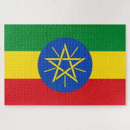 Quebra-cabeça Bandeira da Etiópia