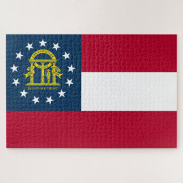 Quebra-cabeça Bandeira da Geórgia (Estado dos EUA)