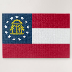 Quebra-cabeça Bandeira da Geórgia (Estado dos EUA)
