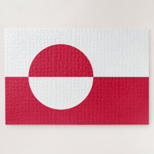 Quebra-cabeça Bandeira da Gronelândia