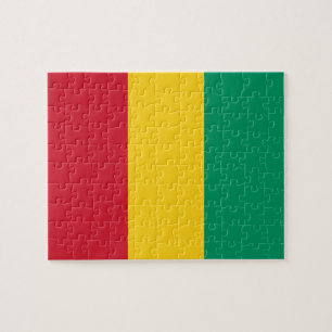 Quebra-cabeça bandeira da Guiné