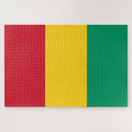 Quebra-cabeça Bandeira da Guiné (país africano)