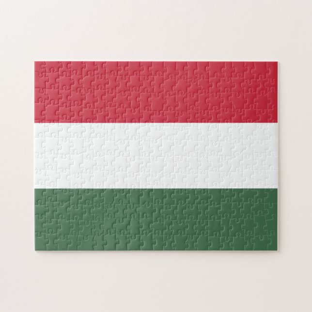 Quebra-cabeça Bandeira da Hungria (Horizontal)