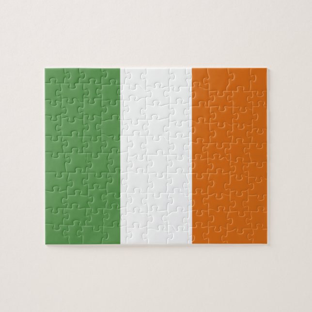 Quebra-cabeça Bandeira da Irlanda (Horizontal)