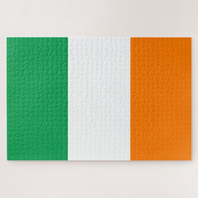 Quebra-cabeça Bandeira da Irlanda (Horizontal)