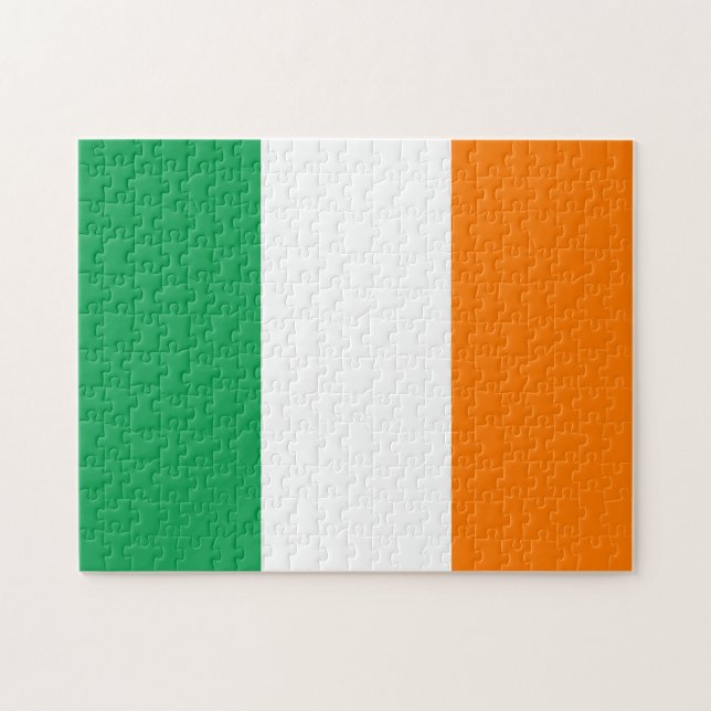 Quebra-cabeça Bandeira da Irlanda (Horizontal)