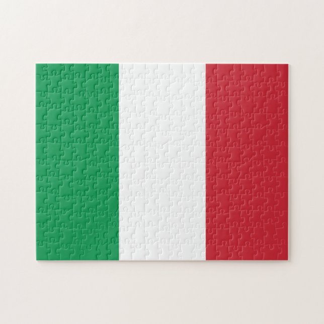 Quebra-cabeça Bandeira da Itália (Horizontal)
