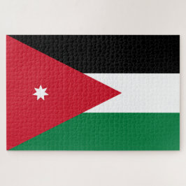Quebra-cabeça Bandeira da Jordânia