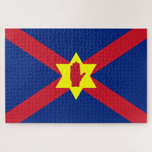 Quebra-cabeça Bandeira da Nação Ulster (Irlanda Norte)