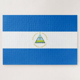 Quebra-cabeça Bandeira da Nicarágua
