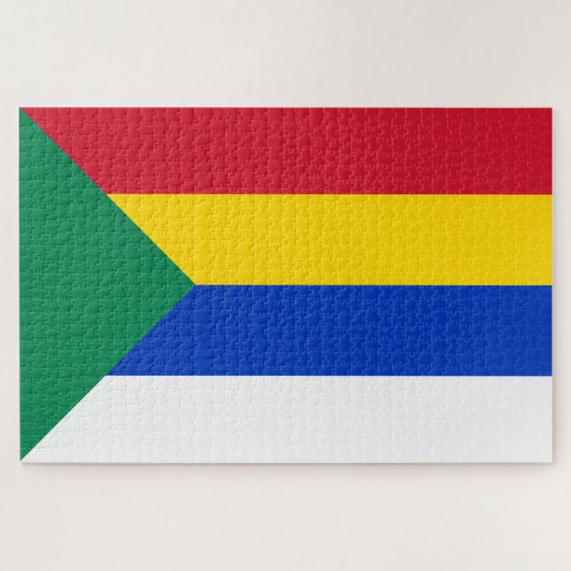 Quebra-cabeça Bandeira da Religião Drusos (Horizontal)