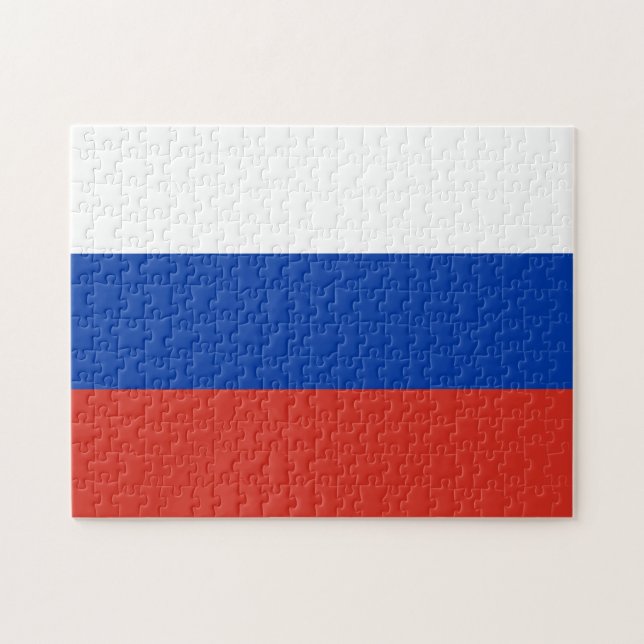 Quebra-cabeça Bandeira da Rússia (Horizontal)