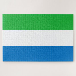 Quebra-cabeça Bandeira da Serra Leoa