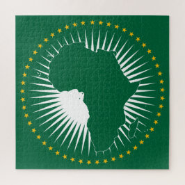 Quebra-cabeça Bandeira da União Africana (África) (Panáfrica)
