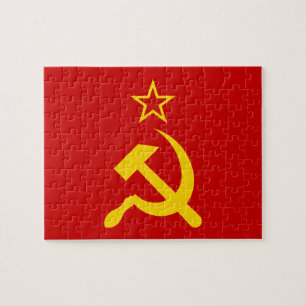 Quebra-cabeça Bandeira da URSS - Bandeira da União Soviética