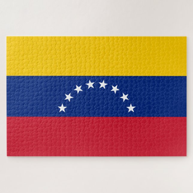 Quebra-cabeça Bandeira da Venezuela (Horizontal)