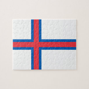 Quebra-cabeça Bandeira das Ilhas Faroé