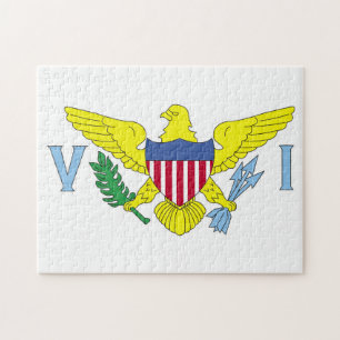 Quebra-cabeça Bandeira das Ilhas Virgens dos Estados Unidos