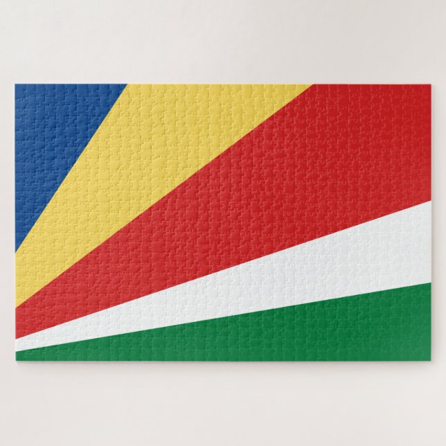 Quebra-cabeça Bandeira das Seychelles (Horizontal)