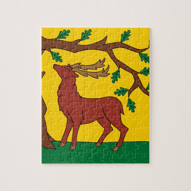 Quebra-cabeça Bandeira de Berkshire (Reino Unido) (Vertical)