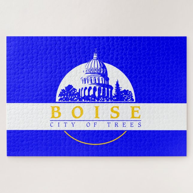 Quebra-cabeça Bandeira de Boise (Idaho) (Horizontal)