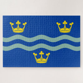 Quebra-cabeça Bandeira de Cambridgeshire (County of England, UK)