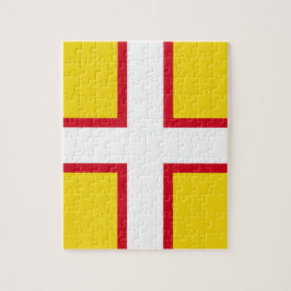 Quebra-cabeça Bandeira de Dorset (condado do Reino Unido)