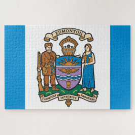 Quebra-cabeça Bandeira de Edmonton (Alberta, Canadá)