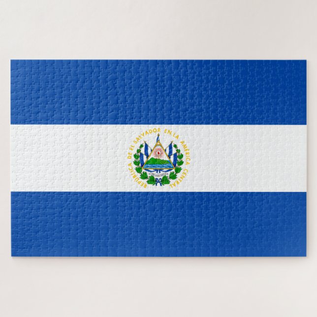 Quebra-cabeça Bandeira de El Salvador (Horizontal)