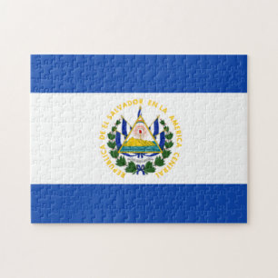 Quebra-cabeça Bandeira de El Salvador, brasão nacional