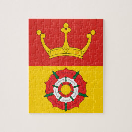 Quebra-cabeça Bandeira de Hampshire (distrito do Reino Unido)