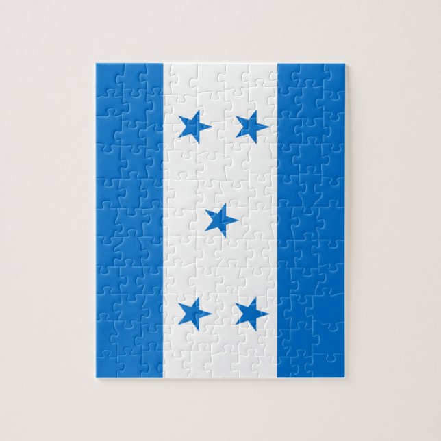 Quebra-cabeça Bandeira de Honduras - bandera Hondureña de (Vertical)