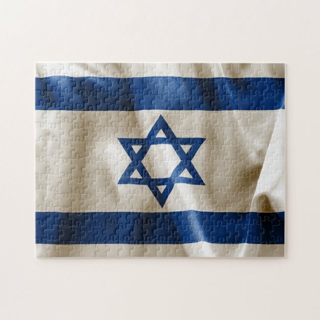 Quebra-cabeça Bandeira de Israel (Horizontal)