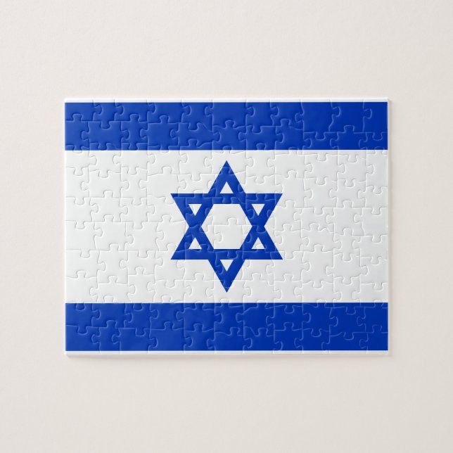 Quebra-cabeça Bandeira de Israel (Horizontal)