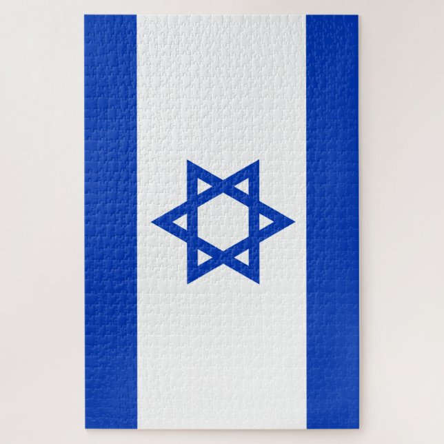 Quebra-cabeça bandeira de Israel (Vertical)