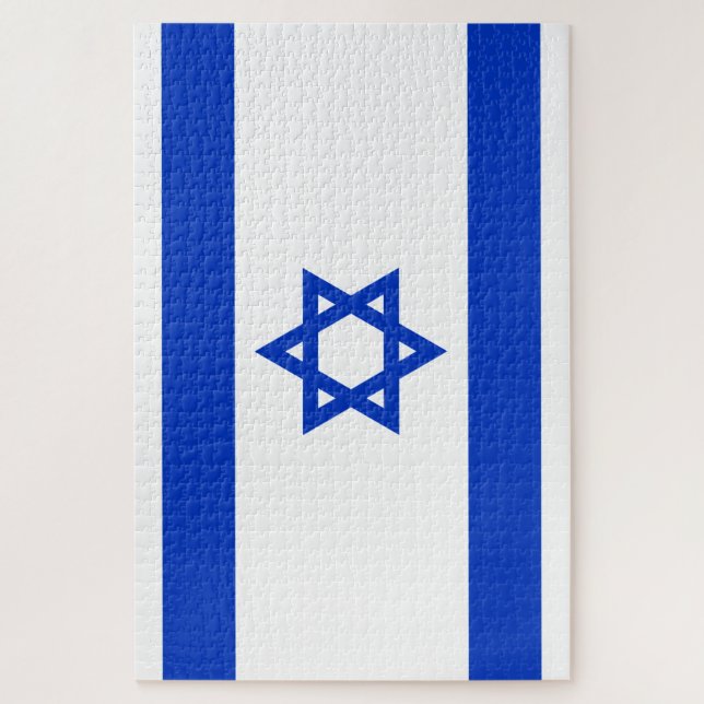 Quebra-cabeça Bandeira de Israel (Vertical)