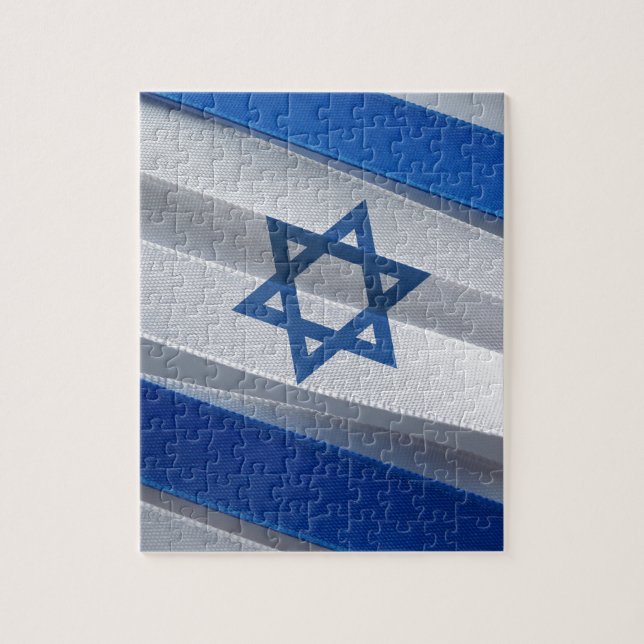 Quebra-cabeça Bandeira de Israel (Vertical)