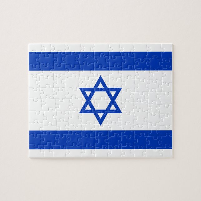 Quebra-cabeça Bandeira de Israel (Horizontal)