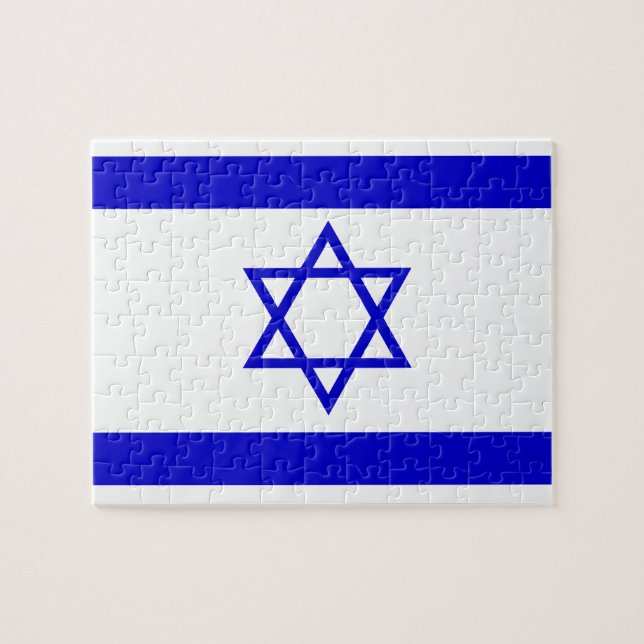 Quebra-cabeça Bandeira de Israel (Horizontal)