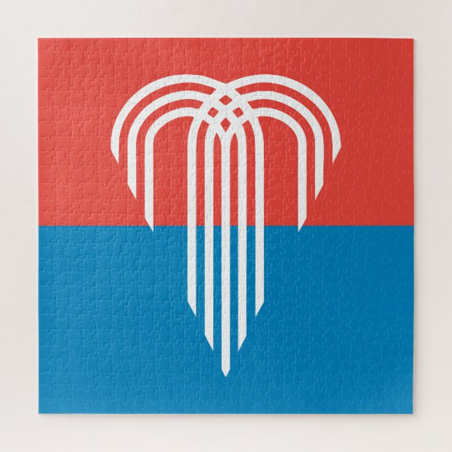 Quebra-cabeça Bandeira de Kansas City (Missouri) (Vertical)