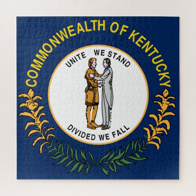 Quebra-cabeça Bandeira de Kentucky (Vertical)