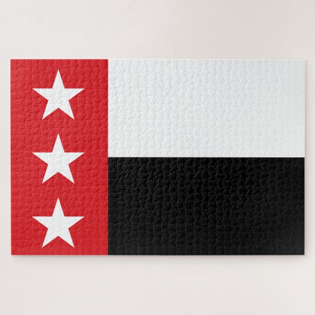 Quebra-cabeça Bandeira de Laredo (Texas) (Horizontal)