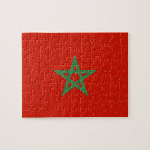 Quebra-cabeça Bandeira de Marrocos
