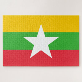 Quebra-cabeça Bandeira de Mianmar (Birmânia)